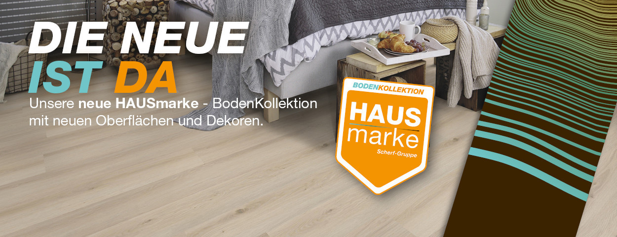 Neue Boden Kollektion - Hausmarke mit neuen Oberflächen und Dekoren
