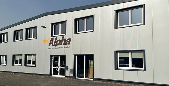 Firmengebäude Holz Alpha in Trier